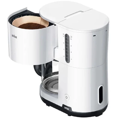 Braun KF1100GR fehér 10 személyes filteres kávéfőző Braun KF1100GR fehér 10 személyes filteres kávéfőző