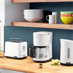 Braun KF1100GR fehér 10 személyes filteres kávéfőző Braun KF1100GR fehér 10 személyes filteres kávéfőző