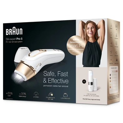 Braun Silk-expert Pro 5 PL5139 IPL villanófényes szőrtelenítő Braun Silk-expert Pro 5 PL5139 IPL villanófényes szőrtelenítő