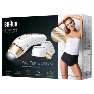 Braun Silk-expert Pro 5 PL5223 IPL villanófényes szőrtelenítő Braun Silk-expert Pro 5 PL5223 IPL villanófényes szőrtelenítő
