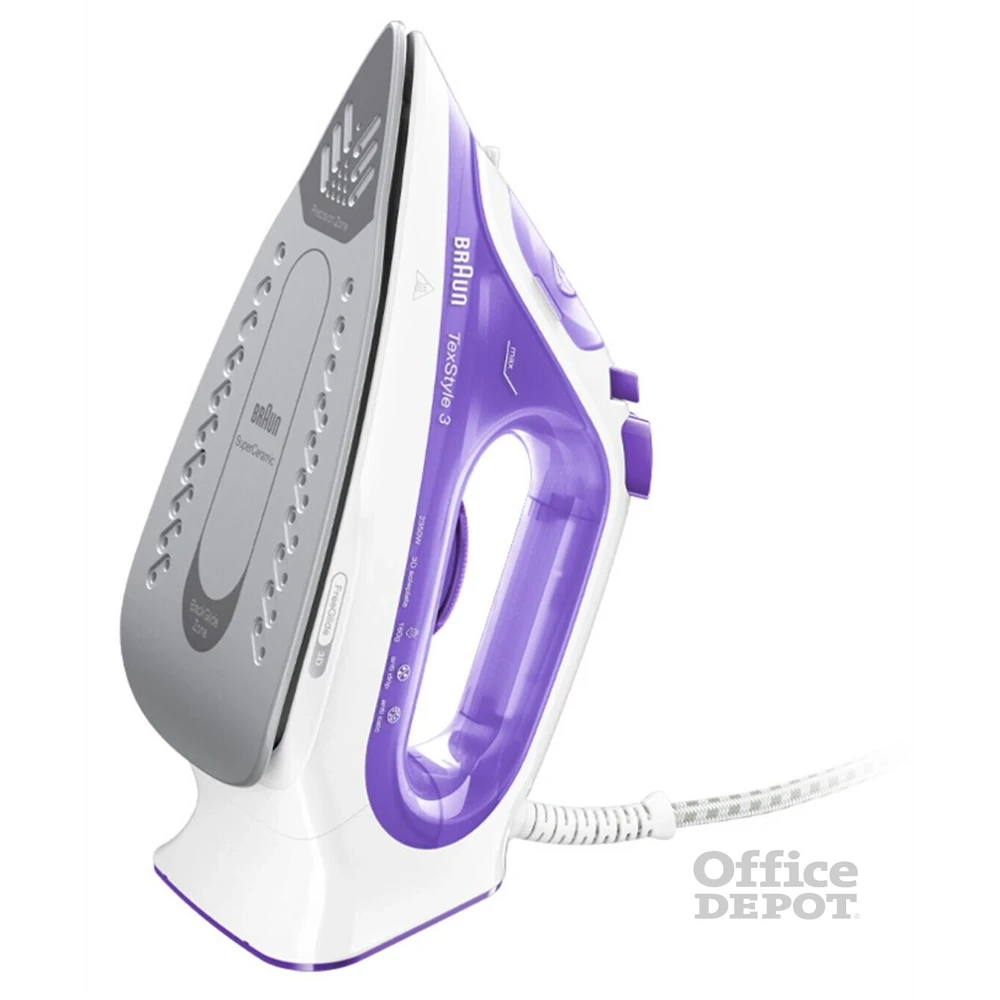 Braun TexStyle 3 SI3042VI lila gőzölős vasaló