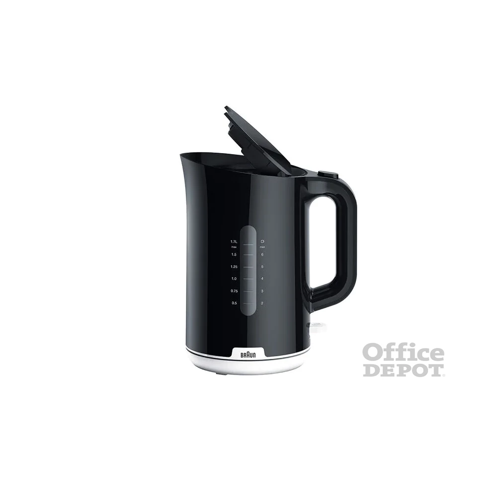 Braun WK1100BK 1,7L-es fekete vízforraló