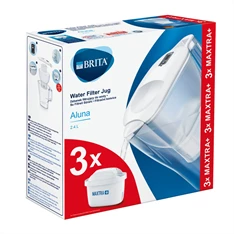 Brita 1040564 Aluna 3db Maxtra szűrővel 2,4l vízszűrő kancsó szett Brita 1040564 Aluna 3db Maxtra szűrővel 2,4l vízszűrő kancsó szett
