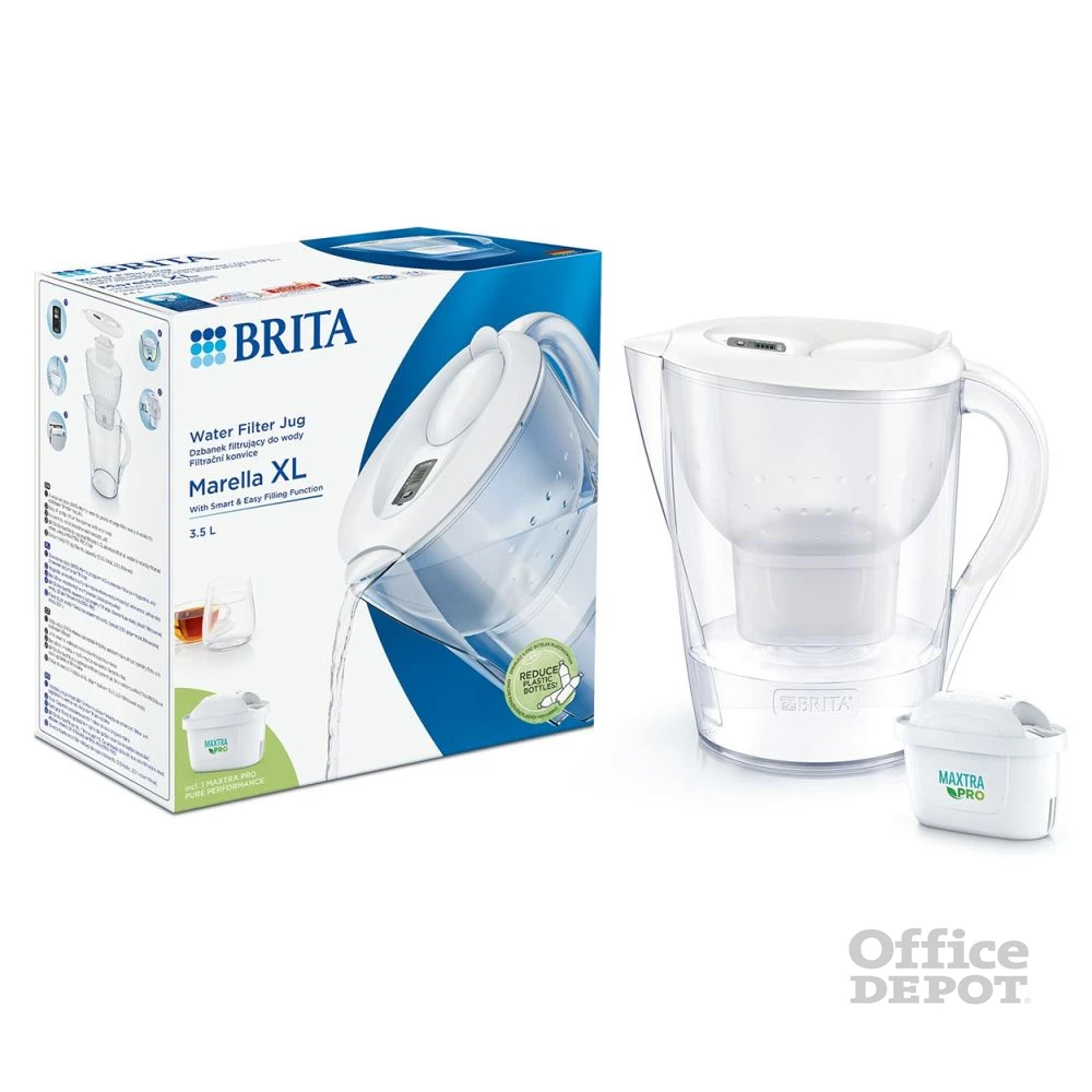 Brita 1052780 Marella XL Maxtra Pro 3,5l fehér vízszűrő kancsó