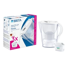 Brita 1052791 Marella 2,4l fehér vízszűrő kancsó + 3db Maxtra Pro szűrő Brita 1052791 Marella 2,4l fehér vízszűrő kancsó + 3db Maxtra Pro szűrő