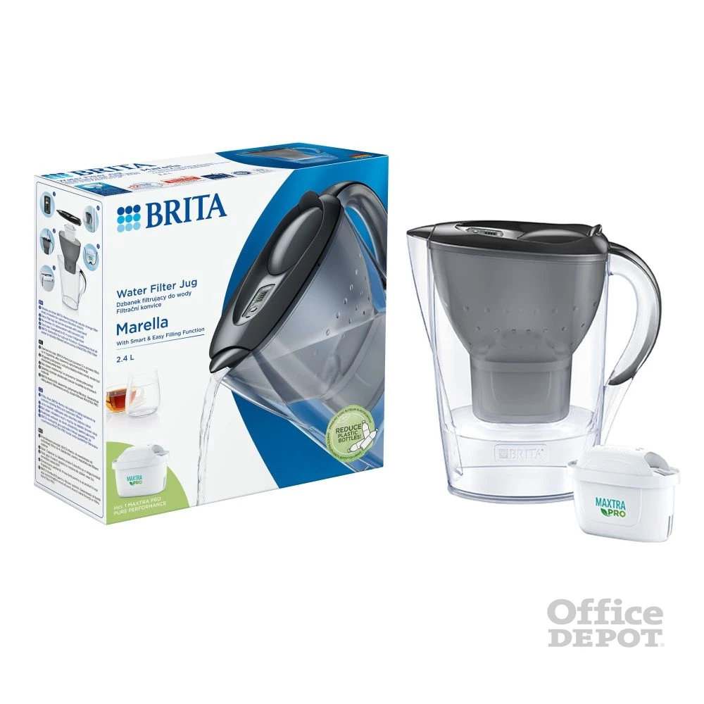 Brita 1052794 Marella Maxtra Pro 2,4l grafit vízszűrő kancsó