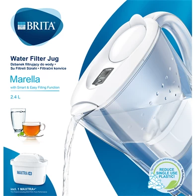 Brita BRH1039270 Marella 2,4l fehér vízszűrő kancsó Brita BRH1039270 Marella 2,4l fehér vízszűrő kancsó