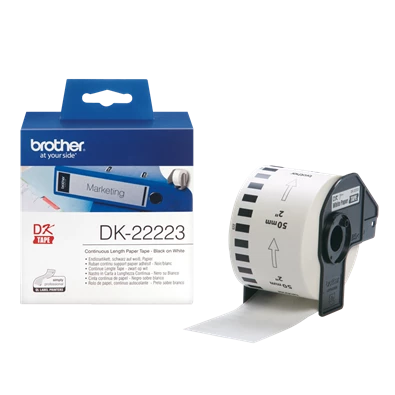 Brother DK-22223 50mmx30,48m papírszalag Brother DK-22223 50mmx30,48m papírszalag