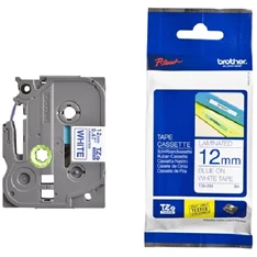 Brother TZe-233 0.47" 12mmx8m fehér/kék laminált szalag