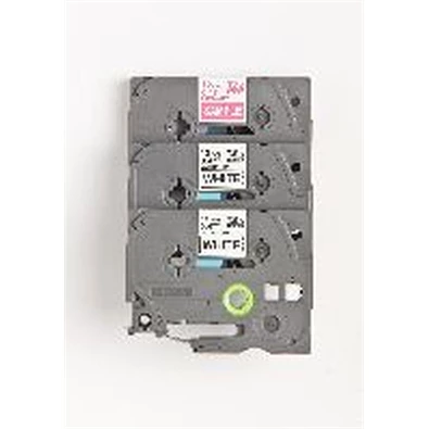 Brother TZe-251 24mmx8m fehér/fekete laminált szalag