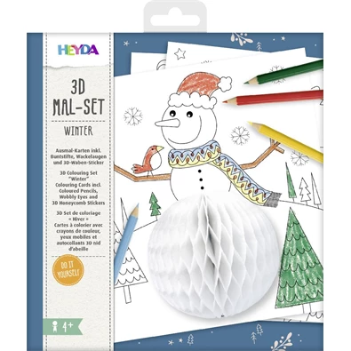 Brunnen 3D Colouring Set Kedves állatok színező szett