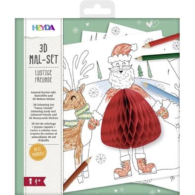 Brunnen 3D Colouring Set Kedves állatok színező szett