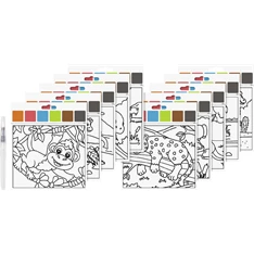 Brunnen Colouring Set Állatok kifestő szett