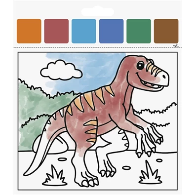 Brunnen Colouring Set Dinoszaurusz kifestő szett