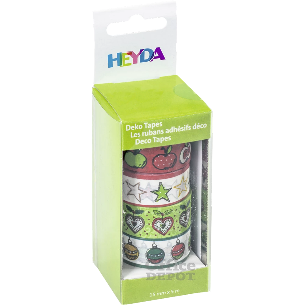 Heyda 4 db-os Alma dekor ragasztószalag