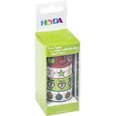 Heyda 4 db-os Alma dekor ragasztószalag Heyda 4 db-os Alma dekor ragasztószalag