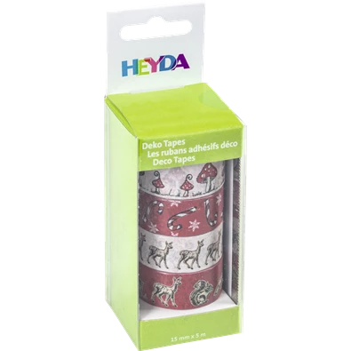 Heyda 4 db-os Gomba dekor ragasztószalag Heyda 4 db-os Gomba dekor ragasztószalag
