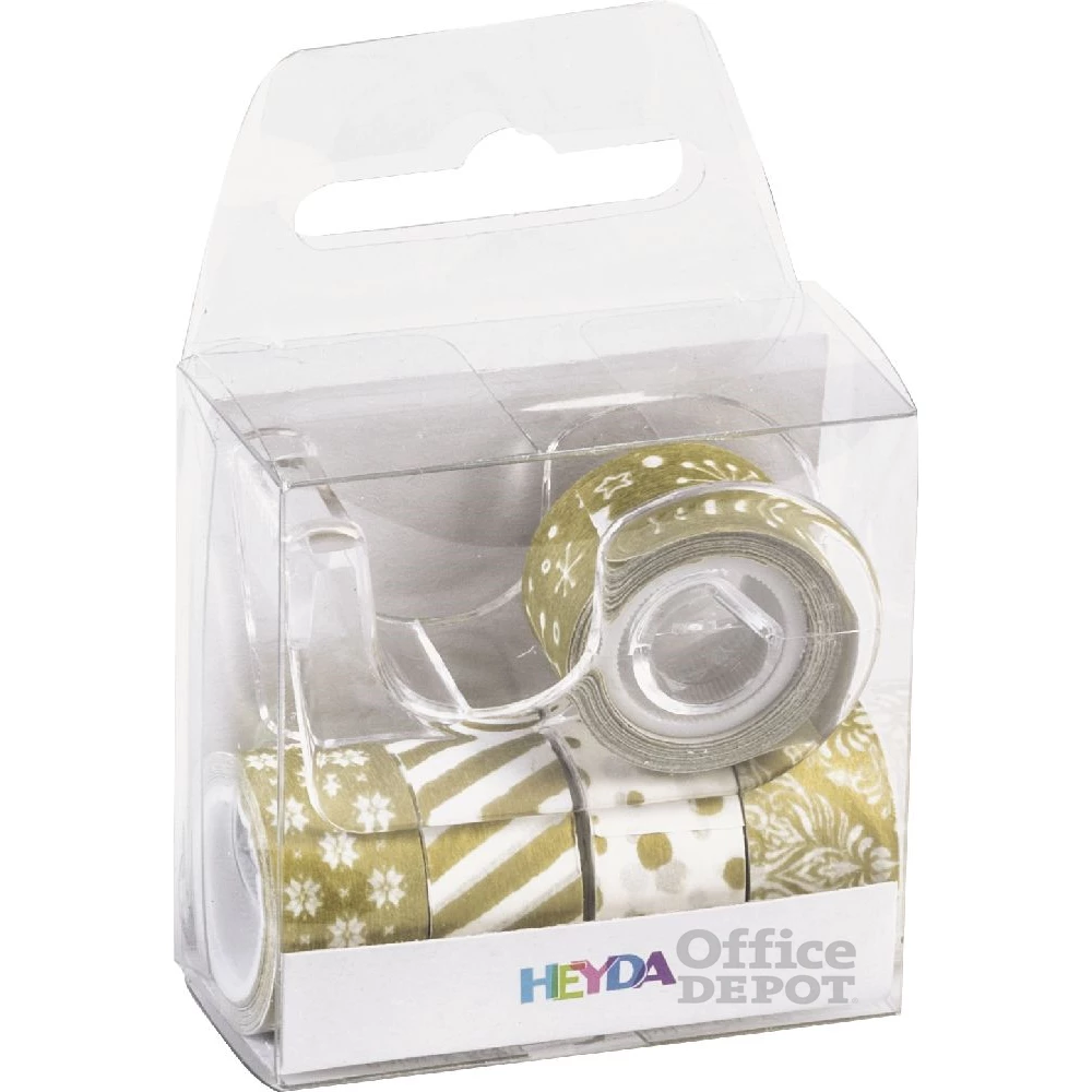 Heyda 5 db-os arany II. mini dekor ragasztószalag