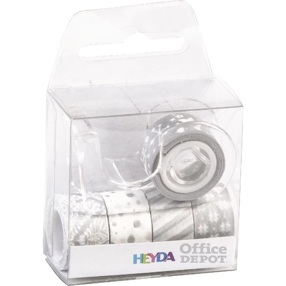 Heyda 5 db-os ezüst II. mini dekor ragasztószalag