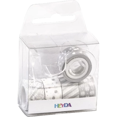 Heyda 5 db-os ezüst II. mini dekor ragasztószalag