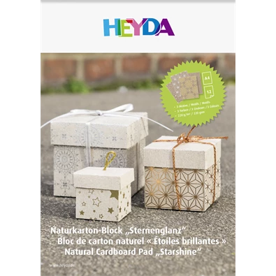 Heyda Star A4 12 lapos natúr kartonlap szett Heyda Star A4 12 lapos natúr kartonlap szett