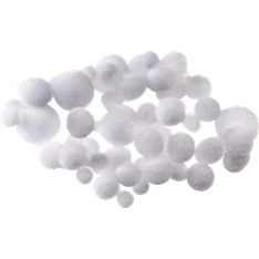 Knorr Prandell fehér 8-20 mm 100 db/csomag pompom