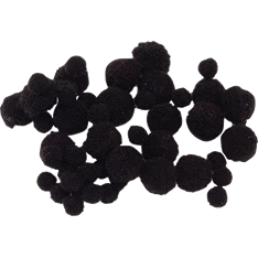 Knorr Prandell fekete 8-20 mm 100 db/csomag pompom