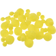 Knorr Prandell sárga 8-20 mm 100 db/csomag pompom