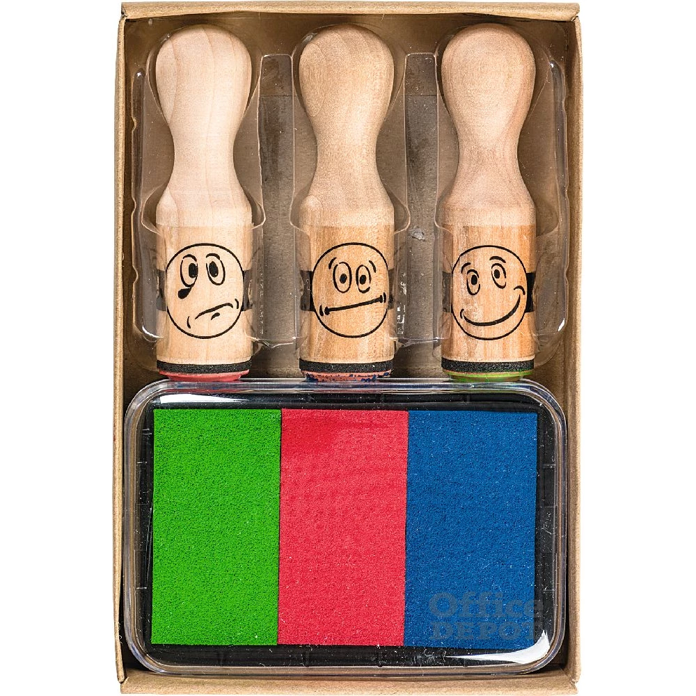 Brunnen Smile 3db-os fa nyomda készlet