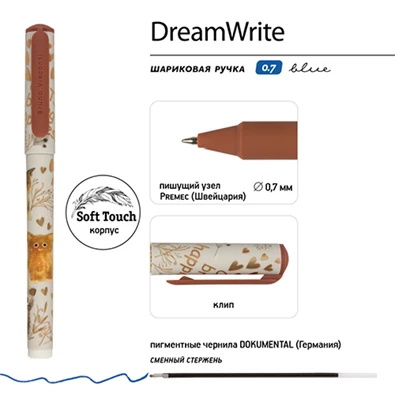 Bruno Visconti Dreamwrite Fabulous day 0,7 mm, kék golyóstoll Bruno Visconti Dreamwrite Fabulous day 0,7 mm, kék golyóstoll