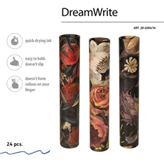Bruno Visconti Dreamwrite Flora black night 0,7 mm, kék golyóstoll Bruno Visconti Dreamwrite Flora black night 0,7 mm, kék golyóstoll