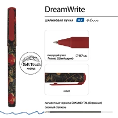 Bruno Visconti Dreamwrite Flora black night 0,7 mm, kék golyóstoll Bruno Visconti Dreamwrite Flora black night 0,7 mm, kék golyóstoll