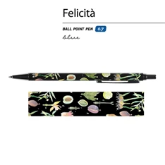 Bruno Visconti Felicita Botany 0,7 mm, kék, fém golyóstoll Bruno Visconti Felicita Botany 0,7 mm, kék, fém golyóstoll