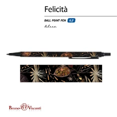 Bruno Visconti Felicita Night Flowers 0,7 mm, kék, fém golyóstoll Bruno Visconti Felicita Night Flowers 0,7 mm, kék, fém golyóstoll