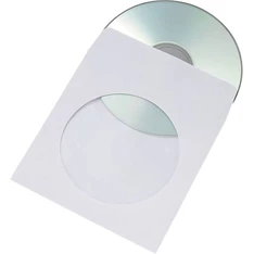 Öntapadó fehér CD/DVD papírtok Öntapadó fehér CD/DVD papírtok