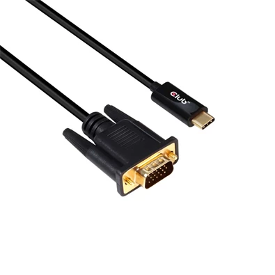 CLUB3D USB Type C - D-SUB Active 5m kábel CLUB3D USB Type C - D-SUB Active 5m kábel