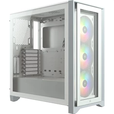 CORSAIR iCUE 4000X RGB fehér számítógépház CORSAIR iCUE 4000X RGB fehér számítógépház