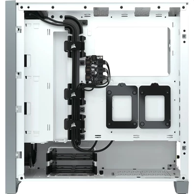 CORSAIR iCUE 4000X RGB fehér számítógépház CORSAIR iCUE 4000X RGB fehér számítógépház