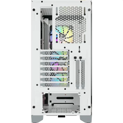 CORSAIR iCUE 4000X RGB fehér számítógépház CORSAIR iCUE 4000X RGB fehér számítógépház