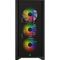 CORSAIR iCUE 4000X RGB fekete számítógépház CORSAIR iCUE 4000X RGB fekete számítógépház