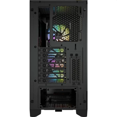 CORSAIR iCUE 4000X RGB fekete számítógépház CORSAIR iCUE 4000X RGB fekete számítógépház