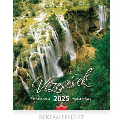 CSG 2025 Vízesések 30x34cm falinaptár CSG 2025 Vízesések 30x34cm falinaptár
