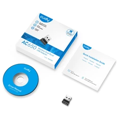 CUDY WU650 kétsávos AC650 WIFI USB mini fekete adapter CUDY WU650 kétsávos AC650 WIFI USB mini fekete adapter