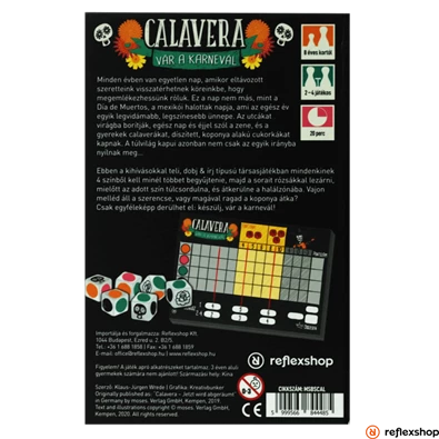 Calavera társasjáték Calavera társasjáték