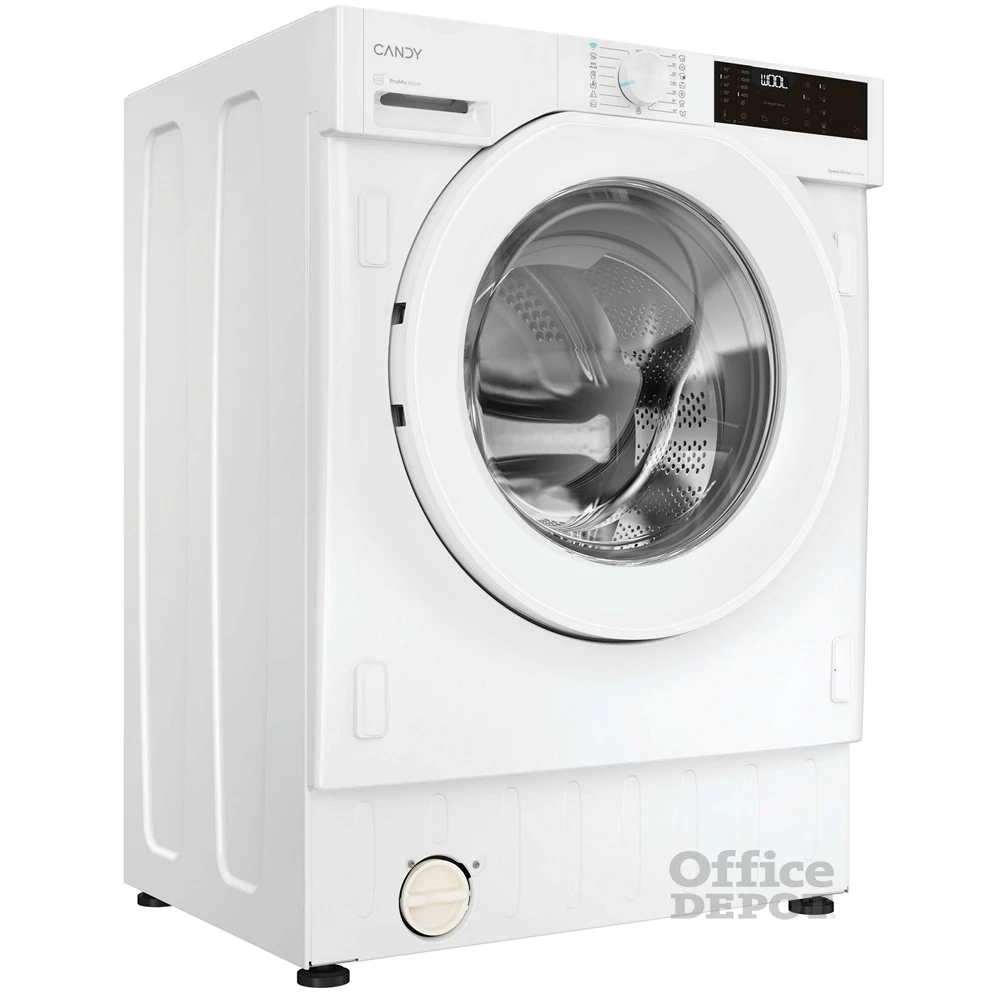 Candy BC449M4D8J-S fehér, elöltöltős, max.:1400ford., 9kg, beépíthető mosógép