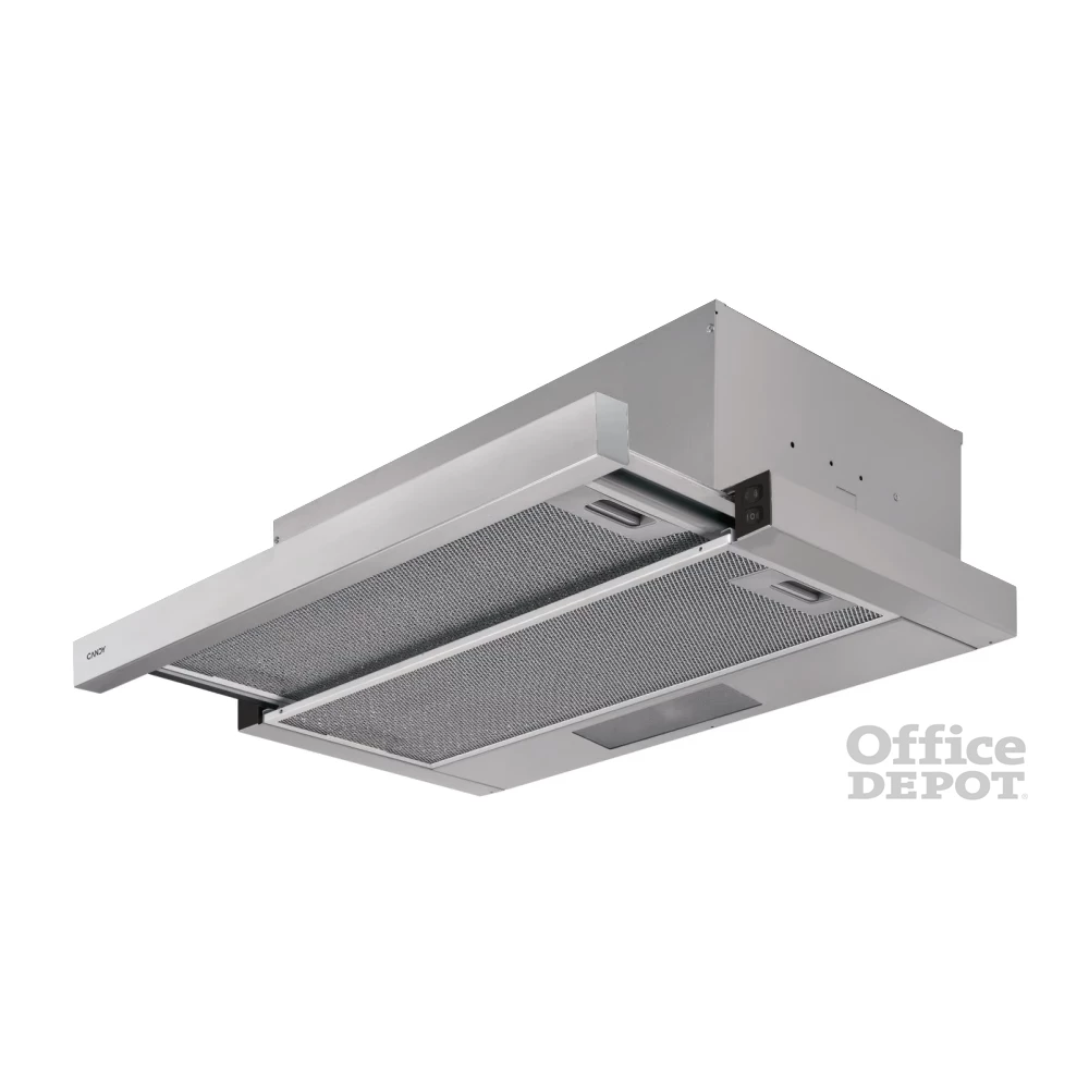 Candy CBT6130/3X ezüst, beépíthető, hagyományos, méret:60 cm, teleszkópos, zajszint:64 dB, páraelszívó