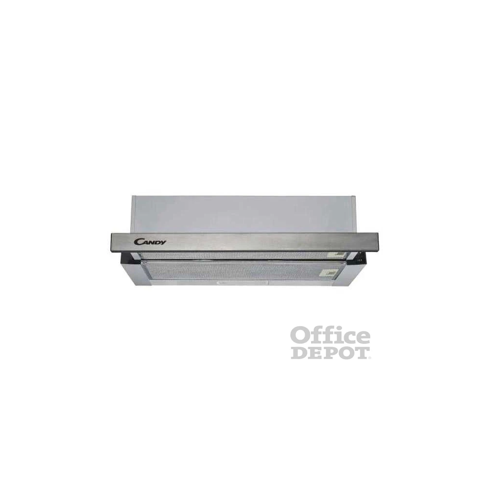 Candy CBT625/2X inox, beépíthető, hagyományos, méret:60 cm, teleszkópos, zajszint:62 dB, páraelszívó