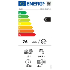 Candy CDIMQ 4D622PB/E beépíthető mosogatógép Candy CDIMQ 4D622PB/E beépíthető mosogatógép