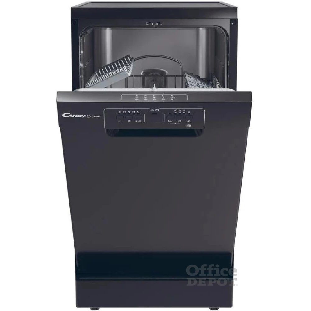 Candy CDPH 2L1047B fekete, programok száma: 5, szabadonálló, 10 terítékes mosogatógép 