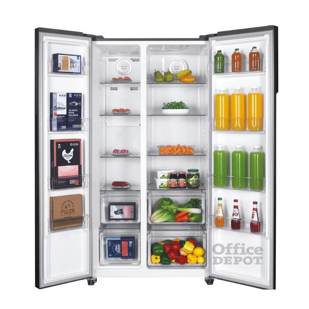 Candy CHSVN-174X inox, Side-by-Side, Hűtő:347L, Fagyasztó:185L, No frost hűtőszekrény